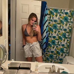 The loft, tie waist shorts!